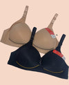( Pack of 2 ) Supportive Padded Bra for Large Bust.