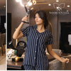 Urban Stripe Nightwear Set.
