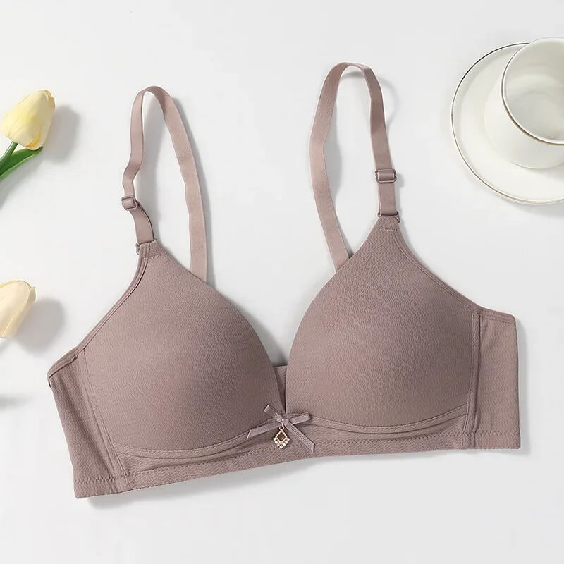 Ultra-Lightweight Wireless Bra - Breathable Comfort & Adjustable Fit  | Thin Cup Design for Everyday Freedom.