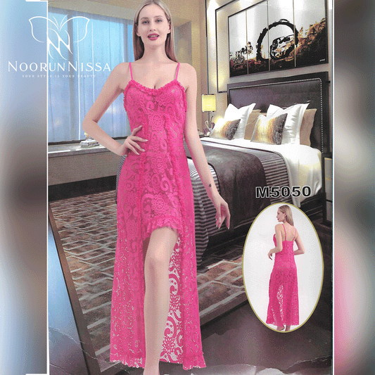 Sexy Net Design Long Nighty, Nightgown's
