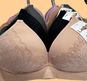 Women's Lace Bra - Comfortable, Non-Steel Ring -Elegant & Supportive!