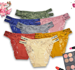 Women's Lace Rhinestone Thongs - Sexy Low Rise See-Through G-String Panties – Elegance Meets Comfort!