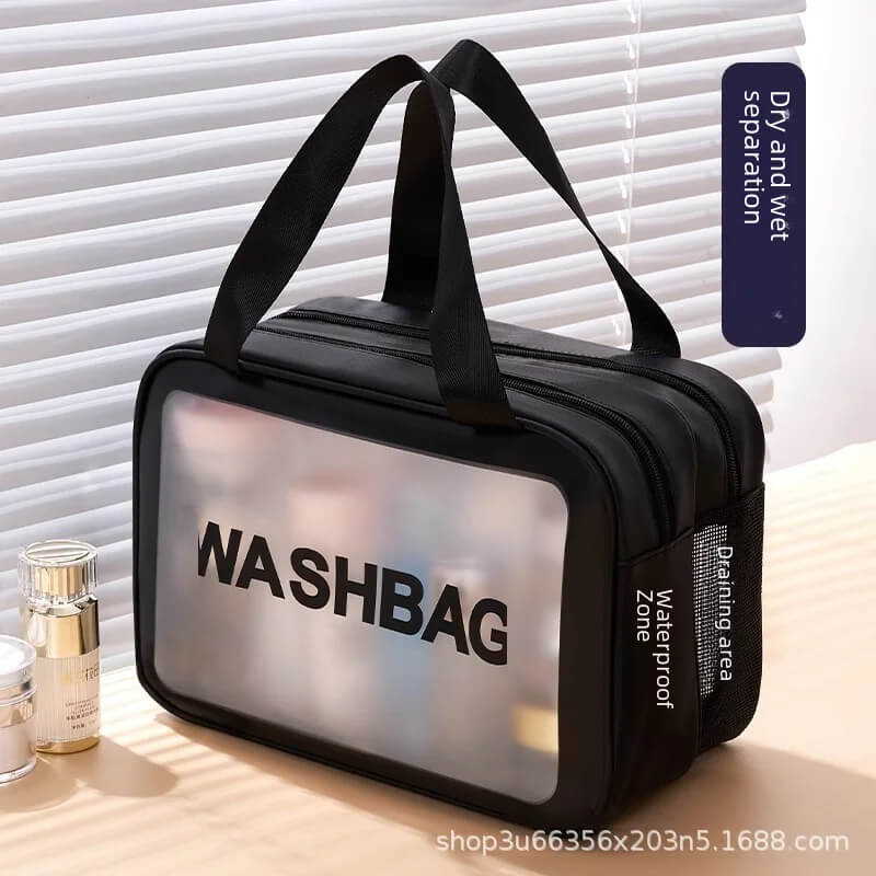 Transparent Waterproof Makeup and Cosmetic Storage Bag.