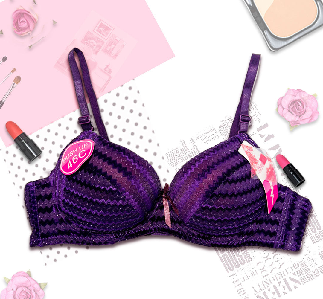 Victoria Velvet Push-Up Bra - Zodiac Year Glam & Wedding Elegance!