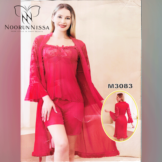 3 Piece Nightgown's Set