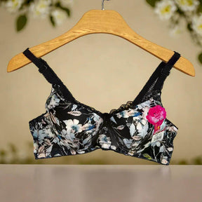 Hot Sale Padded Full Cup Women’s Bra  Stylish Floral  Prints |  Ultimate Comfort & Support |  Feel Confident Every Day!