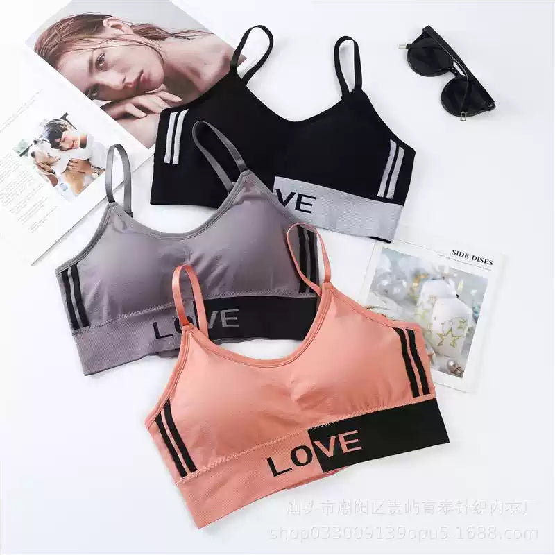 Elegant Japanese-Style Adjustable Suspenders Bra Vest for Women – Comfortable Chest Pad Integration.