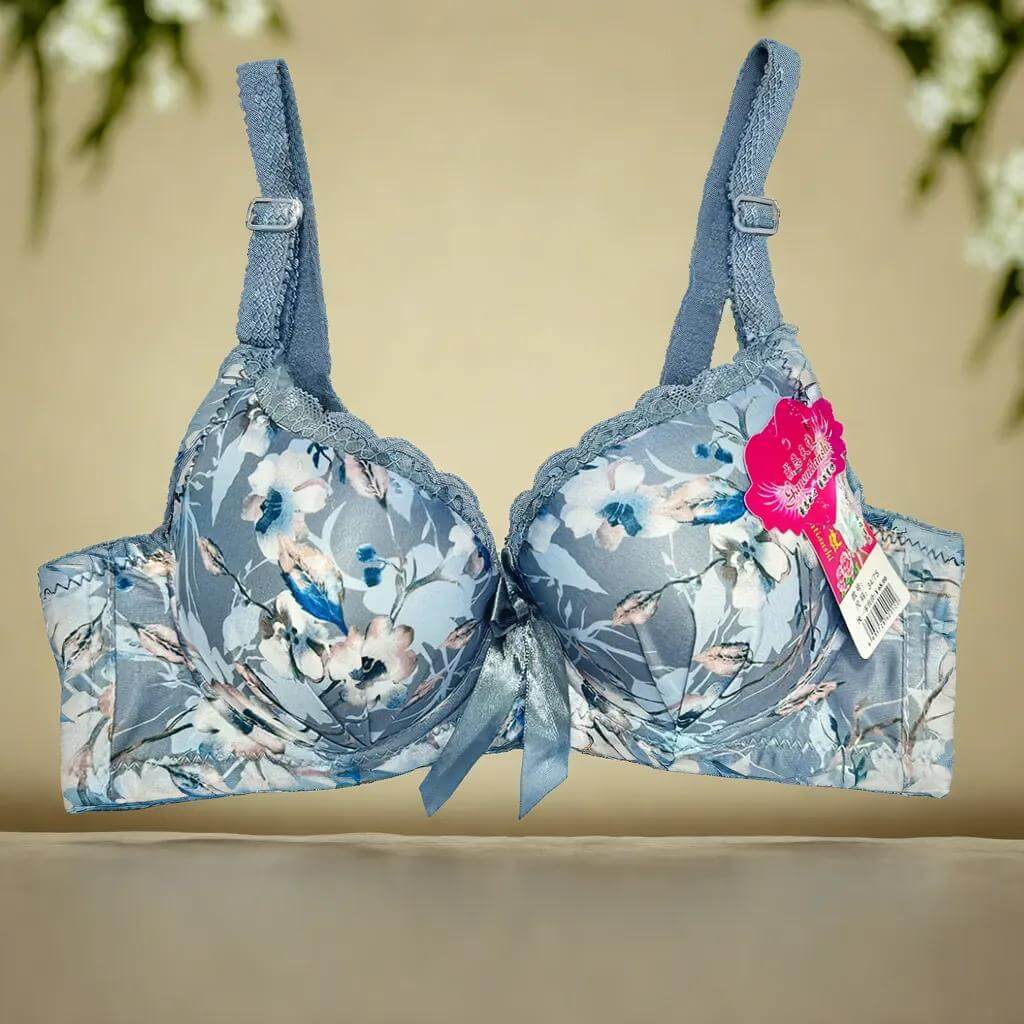 Hot Sale Padded Full Cup Women’s Bra  Stylish Floral  Prints |  Ultimate Comfort & Support |  Feel Confident Every Day!