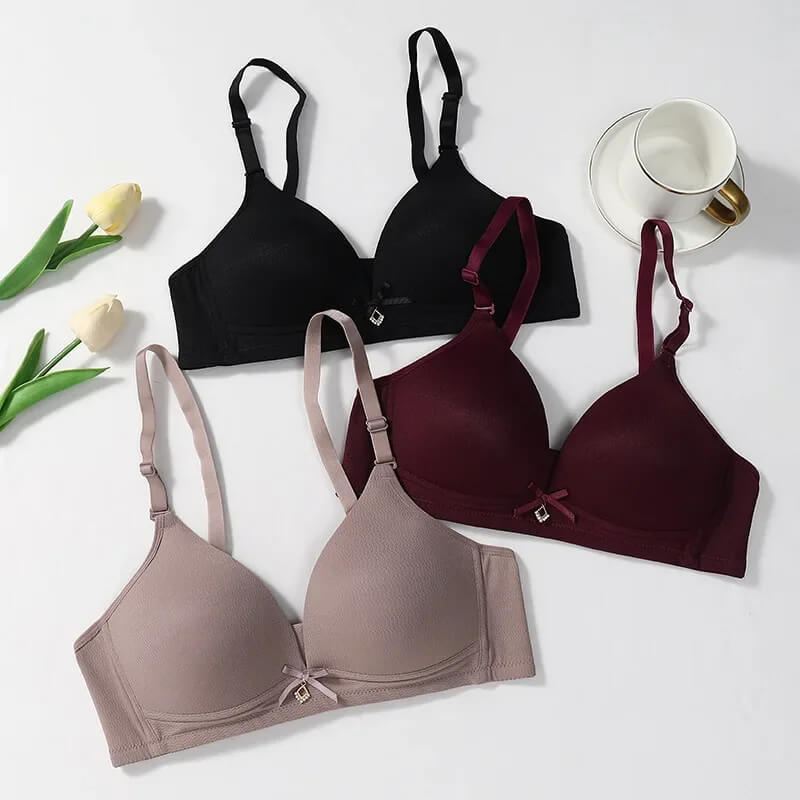 Ultra-Lightweight Wireless Bra - Breathable Comfort & Adjustable Fit  | Thin Cup Design for Everyday Freedom.