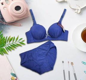 Fashionable Push-Up Bra Set -| Adjustable Straps & Underwire Support for a Confident You!