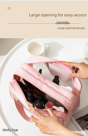 Transparent Waterproof Makeup and Cosmetic Storage Bag.