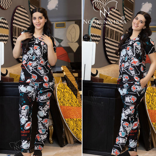 Comfortable cotton 2 pcs suit set