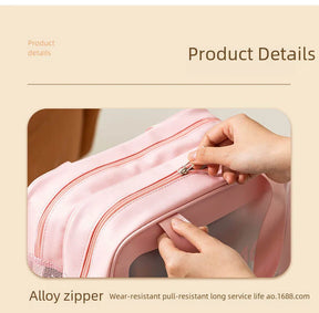 Transparent Waterproof Makeup and Cosmetic Storage Bag.