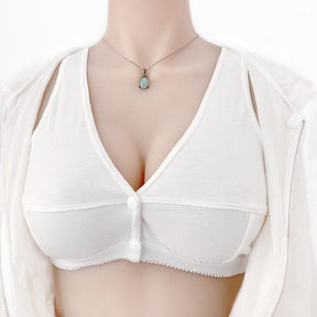 Embrace Comfort: Ultra-Thin Sponge-Free Nursing Bra for Moms-to-Be & Middle-Aged Women