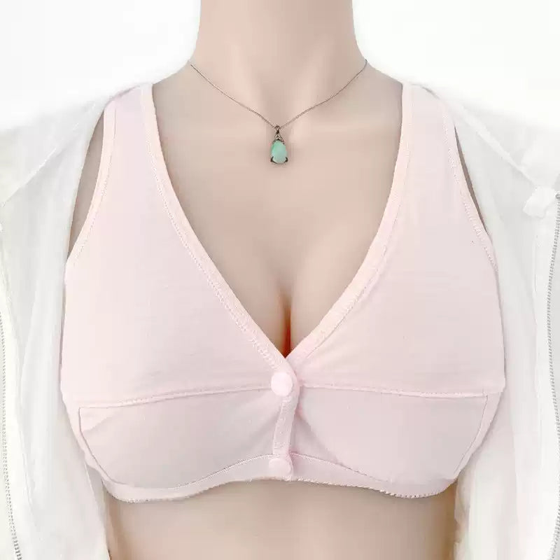 Embrace Comfort: Ultra-Thin Sponge-Free Nursing Bra for Moms-to-Be & Middle-Aged Women