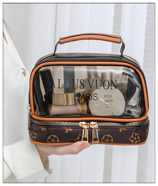 Transparent Makeup and Cosmetic Storage Bag.