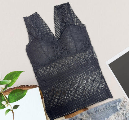 Undershirt with Wrap Chest and Bra Pads.