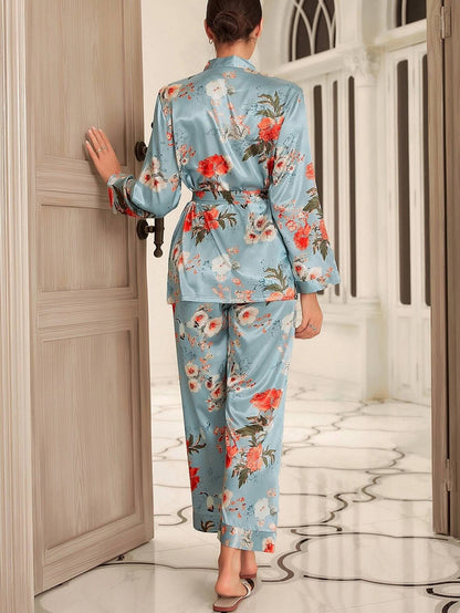 Women's 3-Piece Pajama Set - Stylish Nights Dress