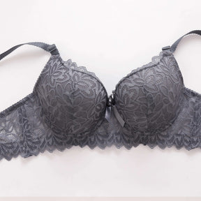 Sexy Push-Up Bra Set for Young Women -Anti-Sag Design with Customizable Fit!