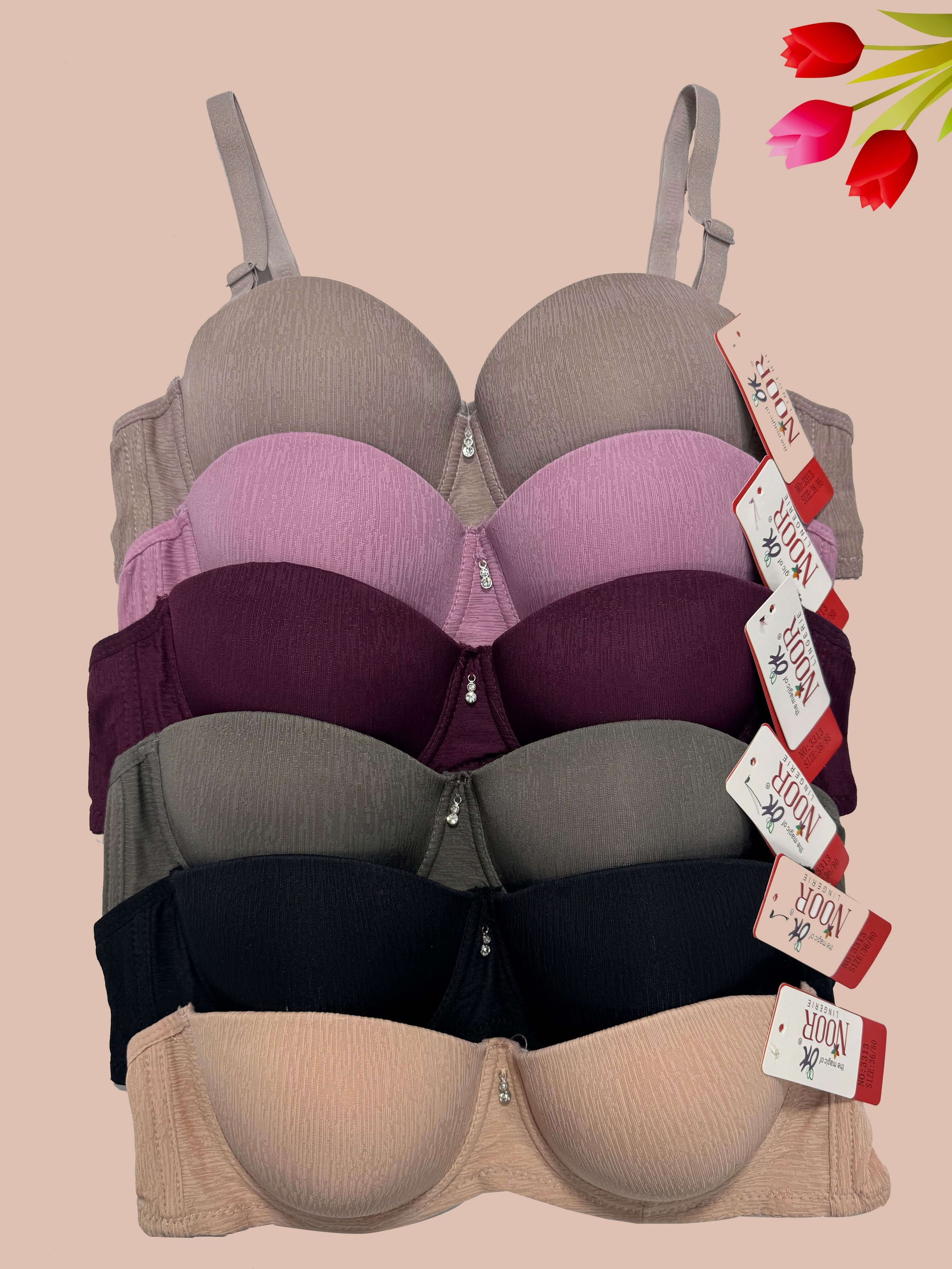 Seamless Push-Up Bra - Deep V Comfort & Style for Every Occasion!