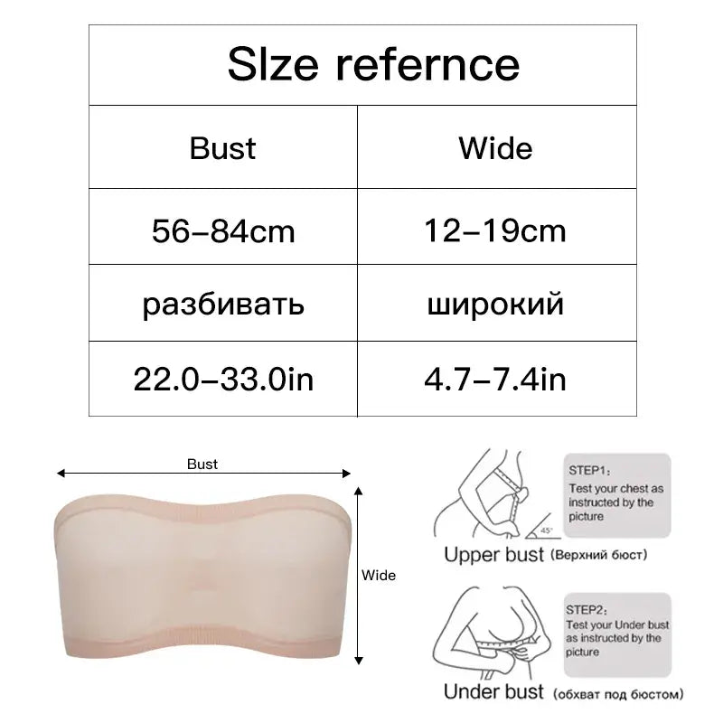 Sexy Strapless Non-Slip Bra – The Ultimate Confidence Boost!