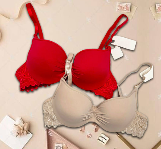 Hot Selling Padded Lace Push-Up Bra .