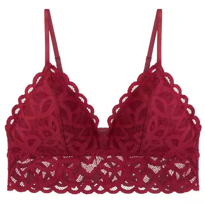 Custom Unique Sexy Women Ruffle Lace Push Up Bra