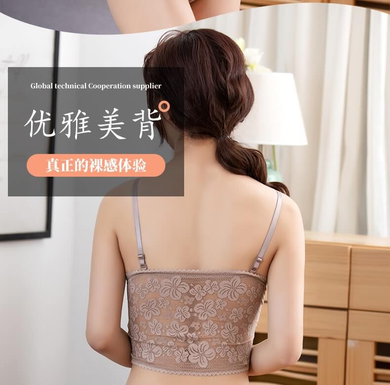 New Women Lace Bras Top Comfortable Bralette Solid Color Add Pad Lingerie Beauty Back Underwear Sexy Vest Female Wireless Bra.