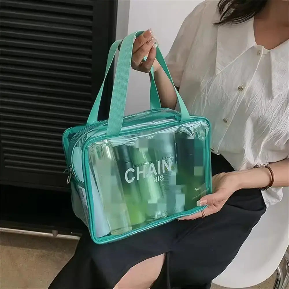 Waterproof Clear Makeup Bag - Your Stylish Storage Solution