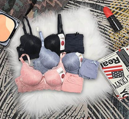 Women's Sexy Push-Up Bra & Panties Set