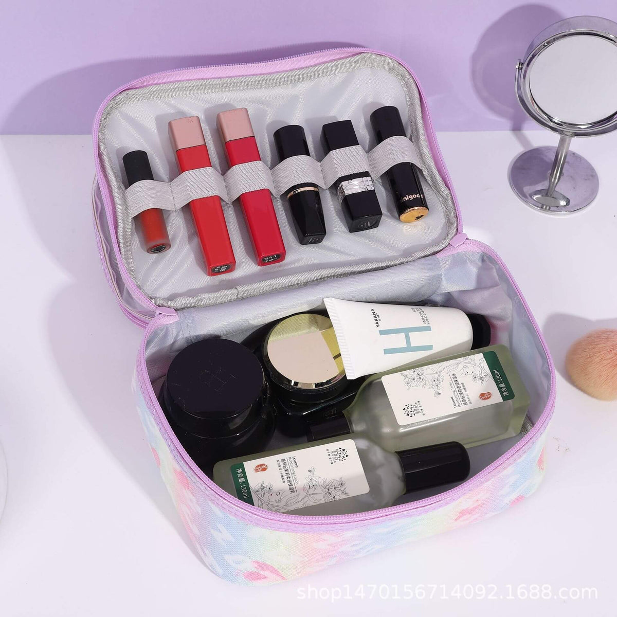 "Ultimate Transparent Waterproof Makeup & Cosmetic Storage Bag - Organize in Style!"