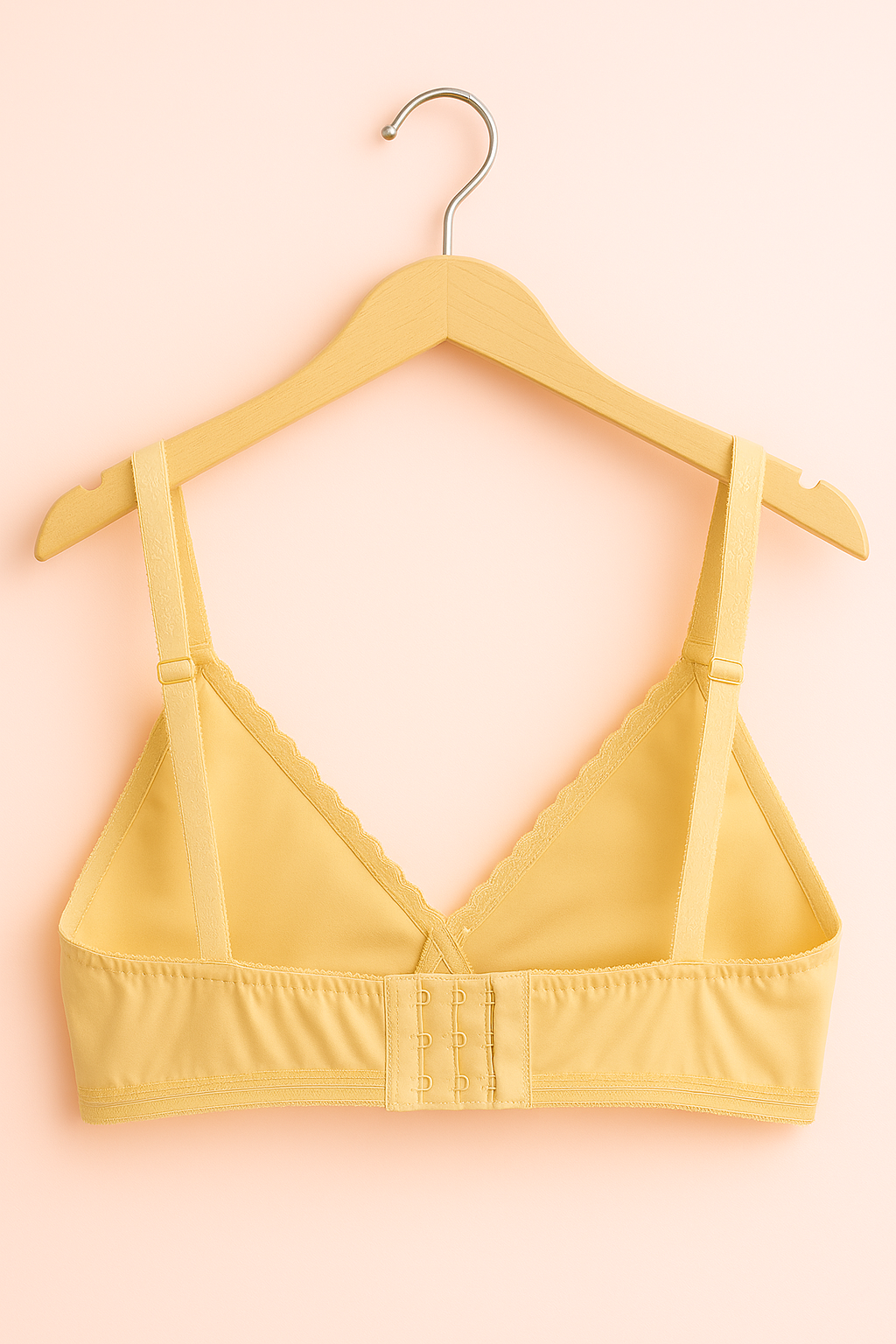 ( 𝐏𝐚𝐜𝐤 𝐨𝐟 𝟑 ) Soft Beige Non-Padded Bra.