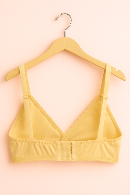 ( 𝐏𝐚𝐜𝐤 𝐨𝐟 𝟑 ) Soft Beige Non-Padded Bra.