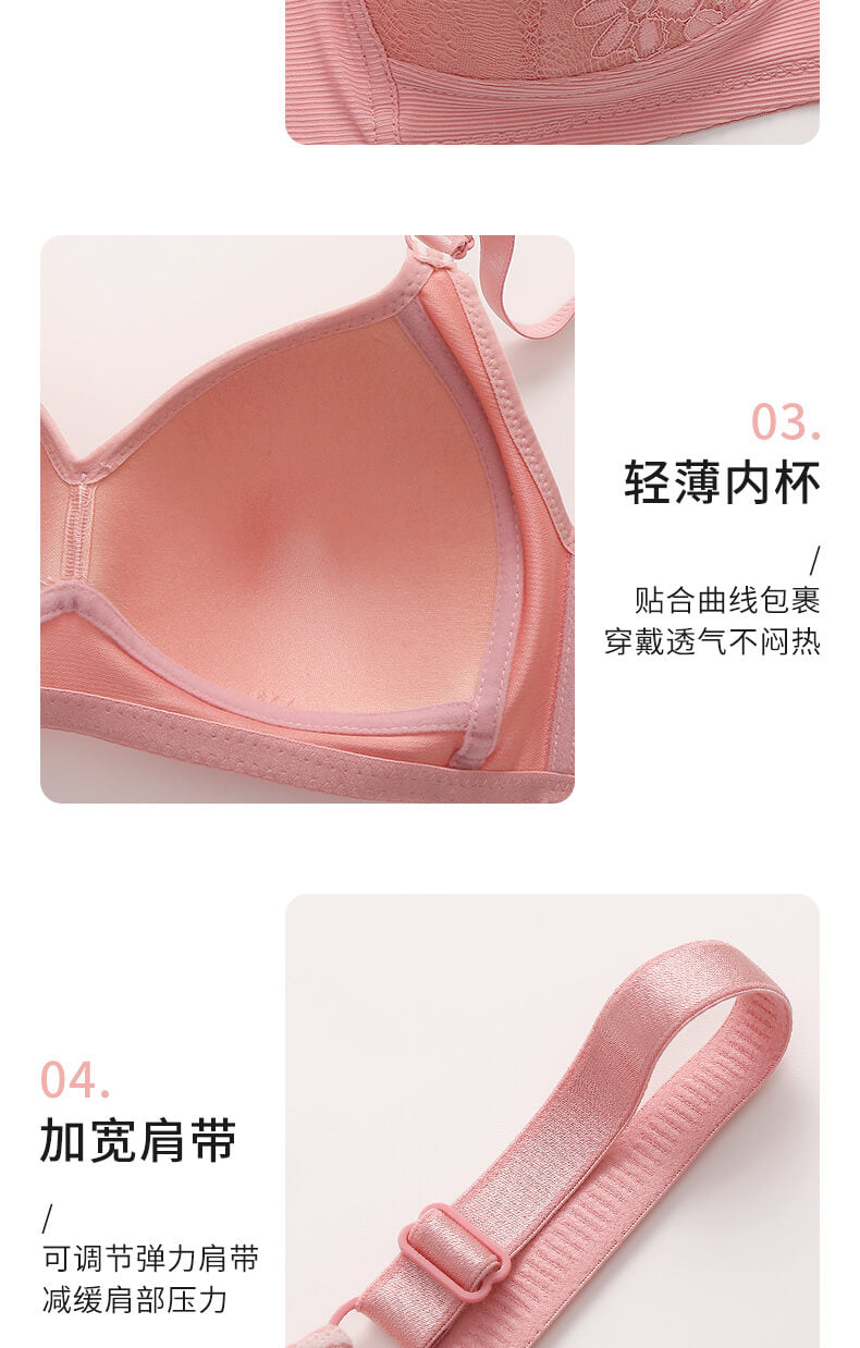 Elegance Lace Padded Bra .