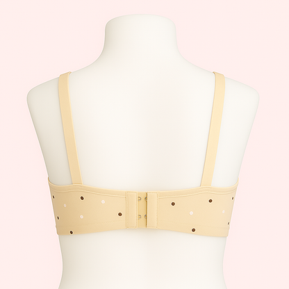 ( 𝐏𝐚𝐜𝐤 𝐨𝐟 𝟑 ) Soft Cotton Polka Dot Bra.