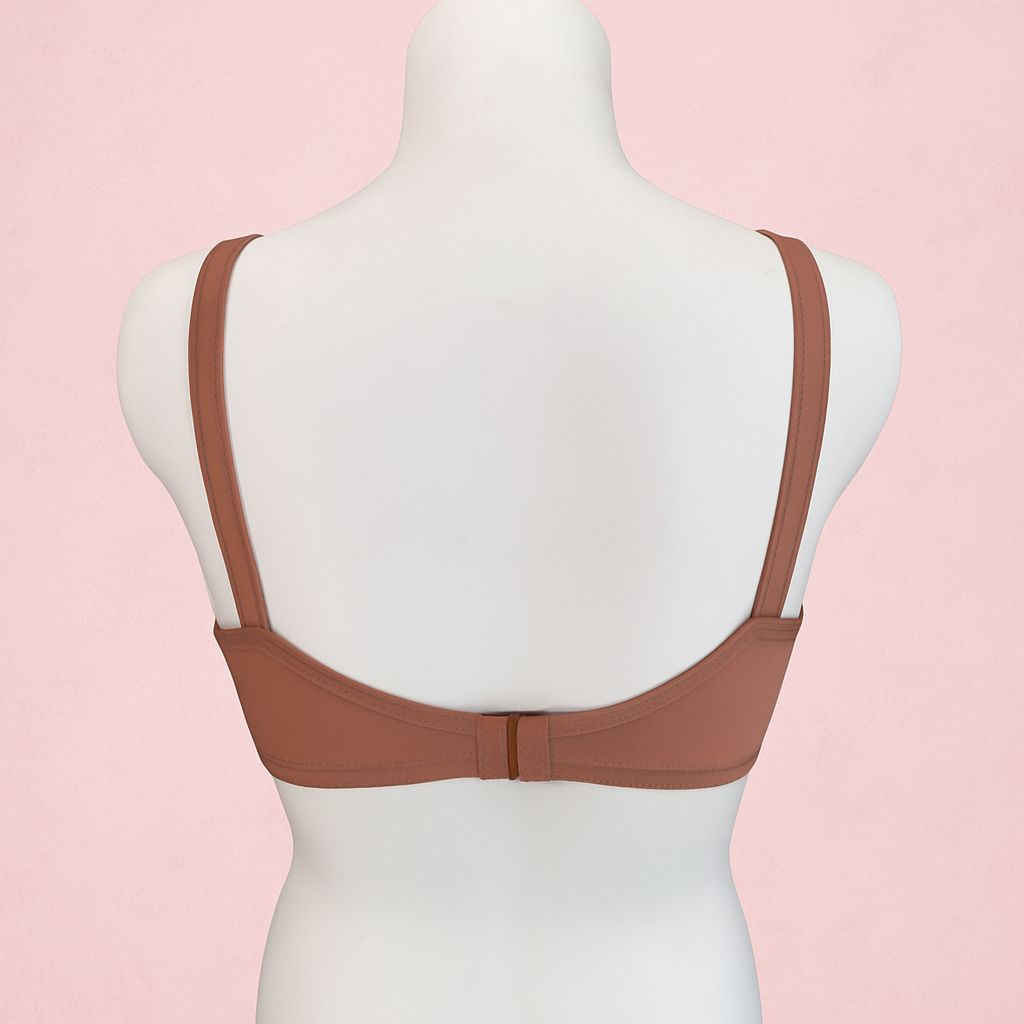 Soft Net Non-Padded Bra.