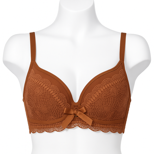 Elegant Lace Underwire Bra.
