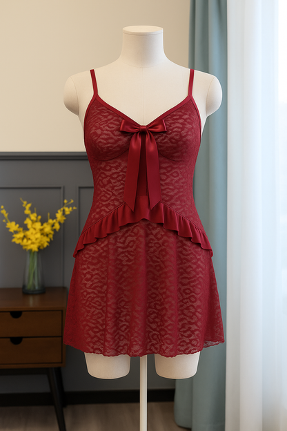 Romantic Lace Short Nighty.