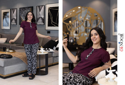 2Pcs Comfortable Pajama set