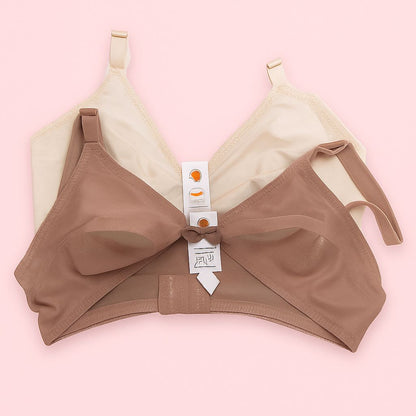 Soft Net Non-Padded Bra.