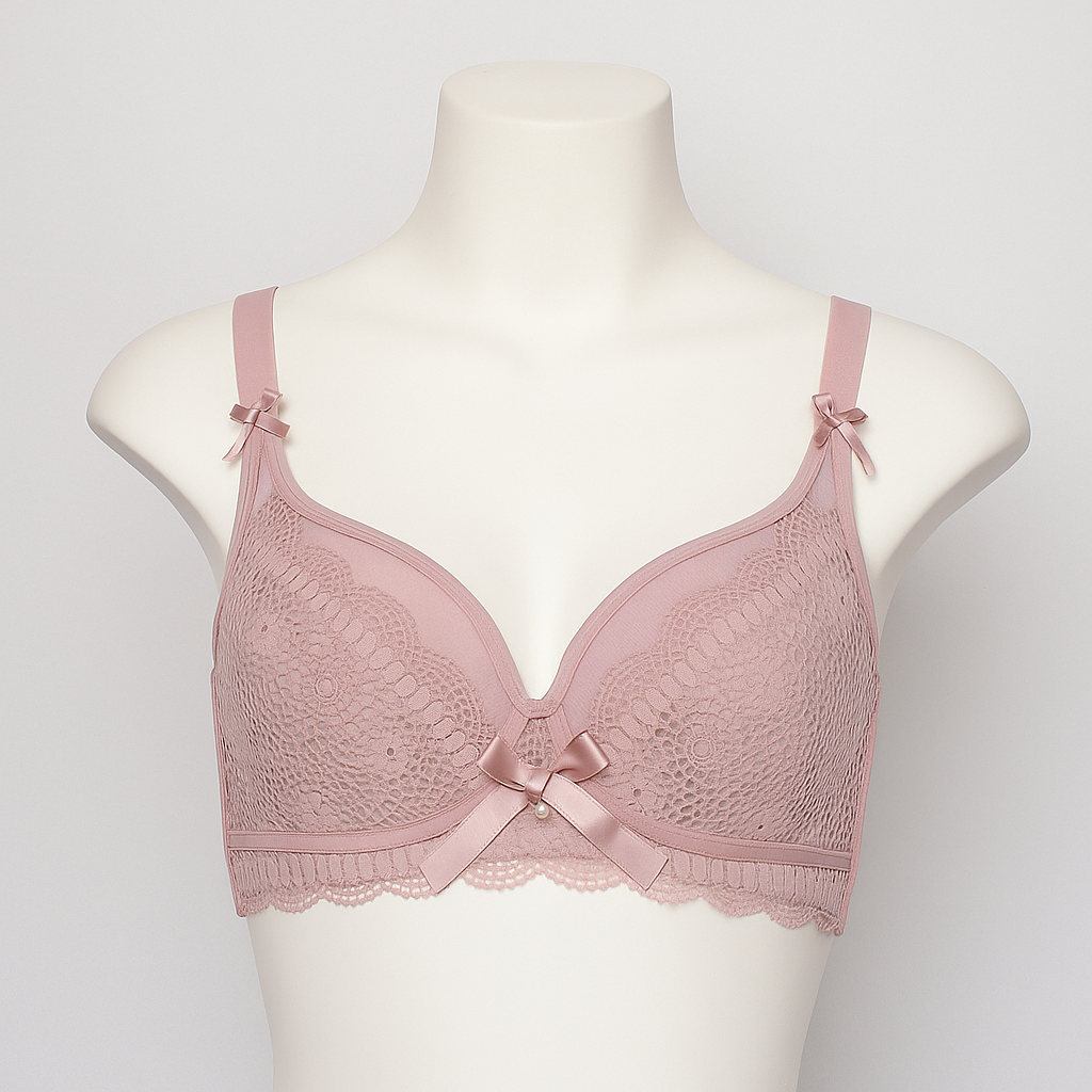 Elegant Lace Underwire Bra.