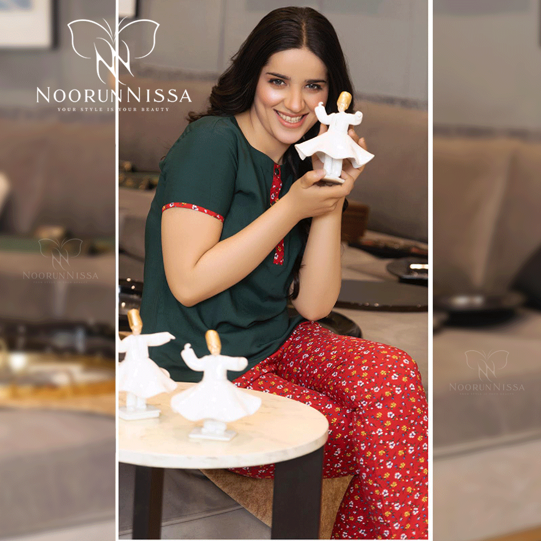 Elegant Cotton Night Suit for Women.