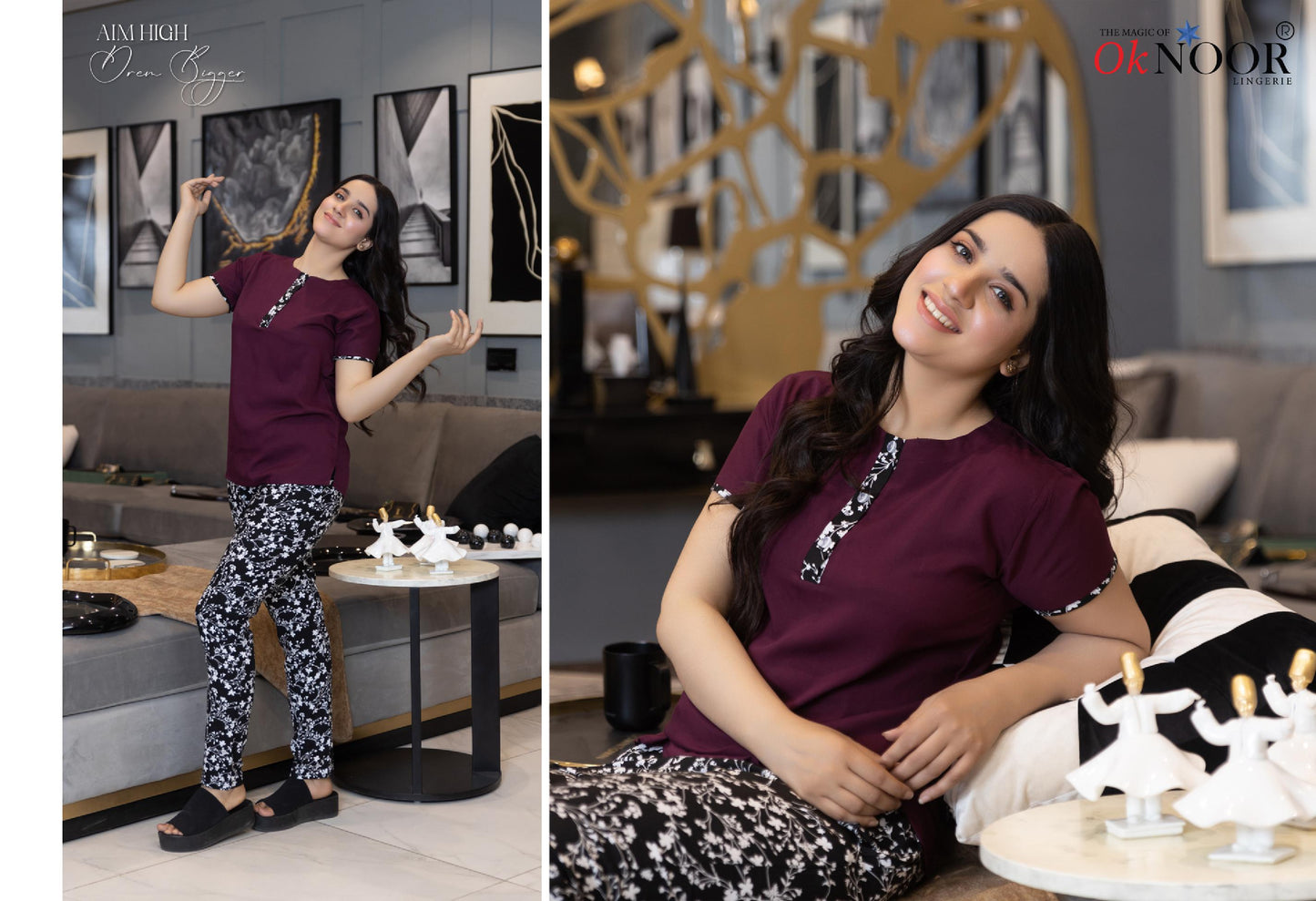 2Pcs Comfortable Pajama set