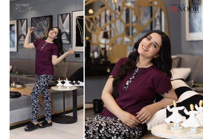 2Pcs Comfortable Pajama set
