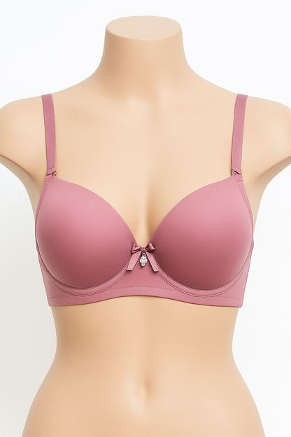Padded Push-Up Underwire Bra.