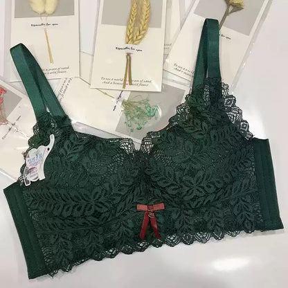 "Elegant Black Lace Bra.