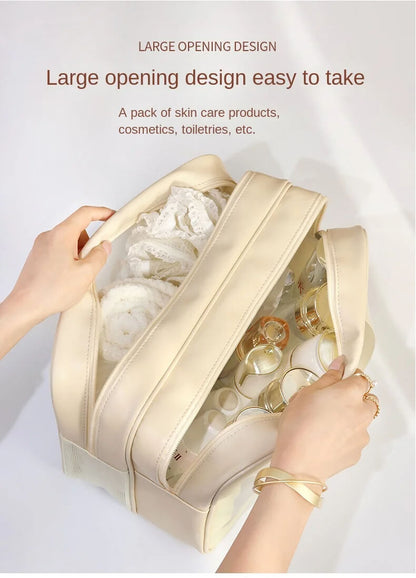 Transparent Waterproof Makeup Bag.