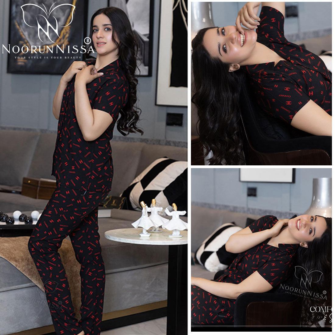 Night Rebel Pajama Set.