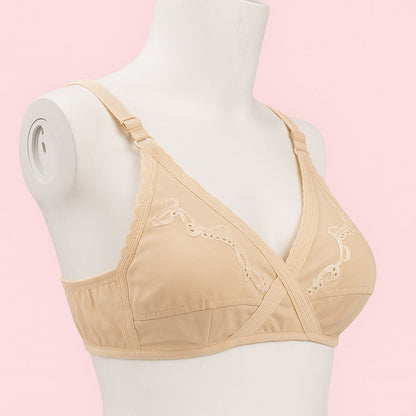 Cross-Over Soft Cotton Bra.