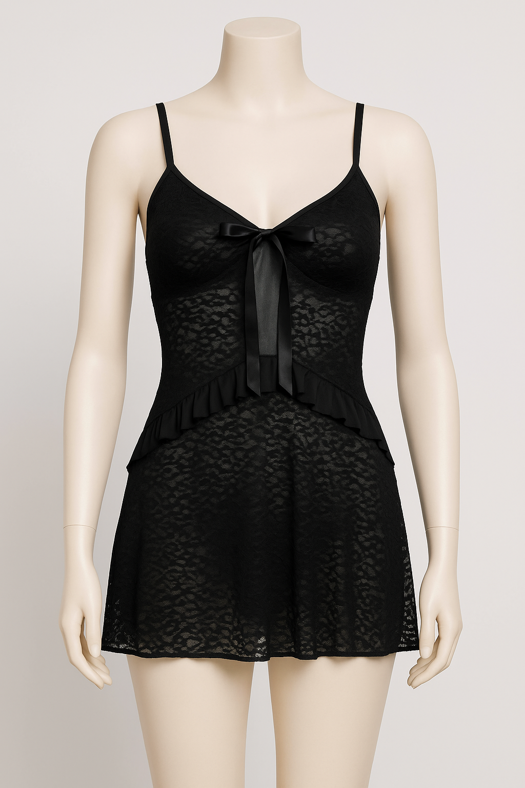 Romantic Lace Short Nighty.